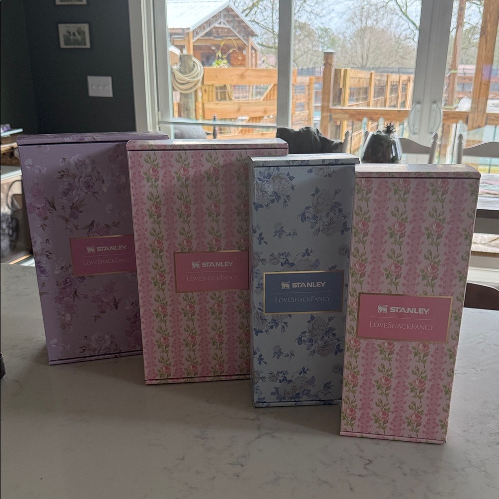Stanley Floral Box Set in Pink, Blue, and Purple
